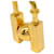 Hermès Hermes LHomme Peut Embellir La Terre Cadena Lock Charm Metal Golden  - view 3