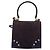 Céline Borsa a mano Celine in camoscio viola Porpora - vista 2