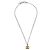 Pendente Chanel Vintage CC in metallo placcato Argento