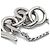 Pendente Chanel Vintage CC in metallo placcato Argento - vista 3