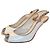 Gianvito Rossi offene Schuhe weiß Leder Größe 36
