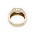 Anello O.J. Perrin, oro giallo e diamanti. - vista 5