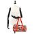 Duffle Borsa a Spalla Hermès Cavalcadour Air in Seta 38 Multicolore Arancione - vista 10