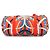 Duffle Borsa a Spalla Hermès Cavalcadour Air in Seta 38 Multicolore Arancione - vista 2