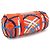 Duffle Borsa a Spalla Hermès Cavalcadour Air in Seta 38 Multicolore Arancione - vista 4