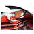 Duffle Borsa a Spalla Hermès Cavalcadour Air in Seta 38 Multicolore Arancione - vista 8