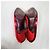 Rote Absatzschuhe von Gianni Versace aus den 80ern, rote Samt-Schuhe - Ansicht 10