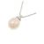 Autre Marque Collana in platino con perle d'acqua dolce e diamanti Argento - vista 3