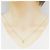Autre Marque Platin-Diamant-Halskette Silber - Ansicht 6