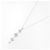 Autre Marque Au750 2way Flower Diamant-Halskette Silber - Ansicht 2