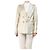 Max Mara Blazer de seda satinada neutra - talla UK 12