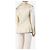 Max Mara Blazer de seda satinada neutra - talla UK 12 - vista 2