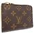 Portafoglio a Catena Monogram Louis Vuitton Marrone Monogramma - vista 2