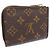Portafoglio a Catena Monogram Louis Vuitton Marrone Monogramma - vista 3