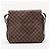 Borsa a tracolla in pelle Damier Naviglio di Louis Vuitton Marrone - vista 2