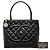 Borsa Medallion in Caviar Nero di Chanel - vista 8