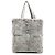 Chanel Graue CC Kaninchenfell Tote Braun