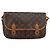 Gibeciere Louis Vuitton Gibecière Messenger Bag aus Monogramm-Canvas MM Braun