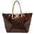 Louis Vuitton Monogram Vernis Bellevue GM Tote Bag Rot Bordeaux