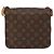 Borsa Cartouchiere Louis Vuitton Monogram Canvas MM Marrone - vista 2