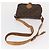 Borsa Cartouchiere Louis Vuitton Monogram Canvas MM Marrone - vista 7