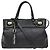 Salvatore Ferragamo Gancini Tote aus Leder Schwarz