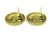 Chanel CC Round Metal D'oro - vista 3