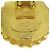 Chanel CC Round Metal D'oro - vista 3