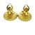 Chanel CC Round Metal D'oro - vista 4