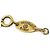 Pendente Chanel CC in metallo D'oro - vista 4