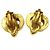 Chanel Vintage CC Heart Clip-On Metal Small D'oro - vista 2