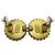 Chanel CC Round Metal Nero - vista 4