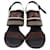 Tory Burch Edina 100 Sandalen aus braunem Leder  - Ansicht 2
