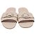 Beige Leder-Slides mit Kristallverzierung von Stuart Weitzman - Ansicht 2