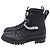 Stivali da combattimento decorati Jimmy Choo Cruz in pelle nera Nero - vista 4