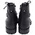 Stivali da combattimento decorati Jimmy Choo Cruz in pelle nera Nero - vista 5