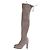 Botas acima do joelho Stuart Weitzman Highland em camurça cinza - vista 4