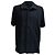 Autre Marque Mr. P. Button-Down Fleece-Hemd aus schwarzer Baumwolle