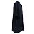 Autre Marque Mr. P. Button-Down Fleece-Hemd aus schwarzer Baumwolle - Ansicht 3