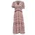 Vestido Midi V-Neck Elodie en Seda Rosa de Ulla Johnson