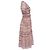 Vestido Midi V-Neck Elodie en Seda Rosa de Ulla Johnson - vista 3