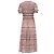 Vestido Midi V-Neck Elodie en Seda Rosa de Ulla Johnson - vista 4