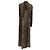 Autre Marque Vestido Midi Leopardo Bette en Seda Marrón de Rixo Castaño - vista 3