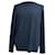 Sandro Pullover aus marineblauer Wolle mit Rundhalsausschnitt