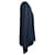 Sandro Pullover aus marineblauer Wolle mit Rundhalsausschnitt - Ansicht 2