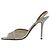 Sandali con tacco e dettaglio in rete Jimmy Choo in pelle bianca - vista 4