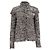 Classique Blazer en tweed noir et blanc avec patchs de Chanel