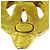 Chanel Vintage CC Heart Clip-On Metal Small D'oro - vista 3