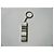 Chanel New USB Keychain Silvery - view 2