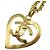 Pendente a cuore CC in metallo di Chanel D'oro - vista 4